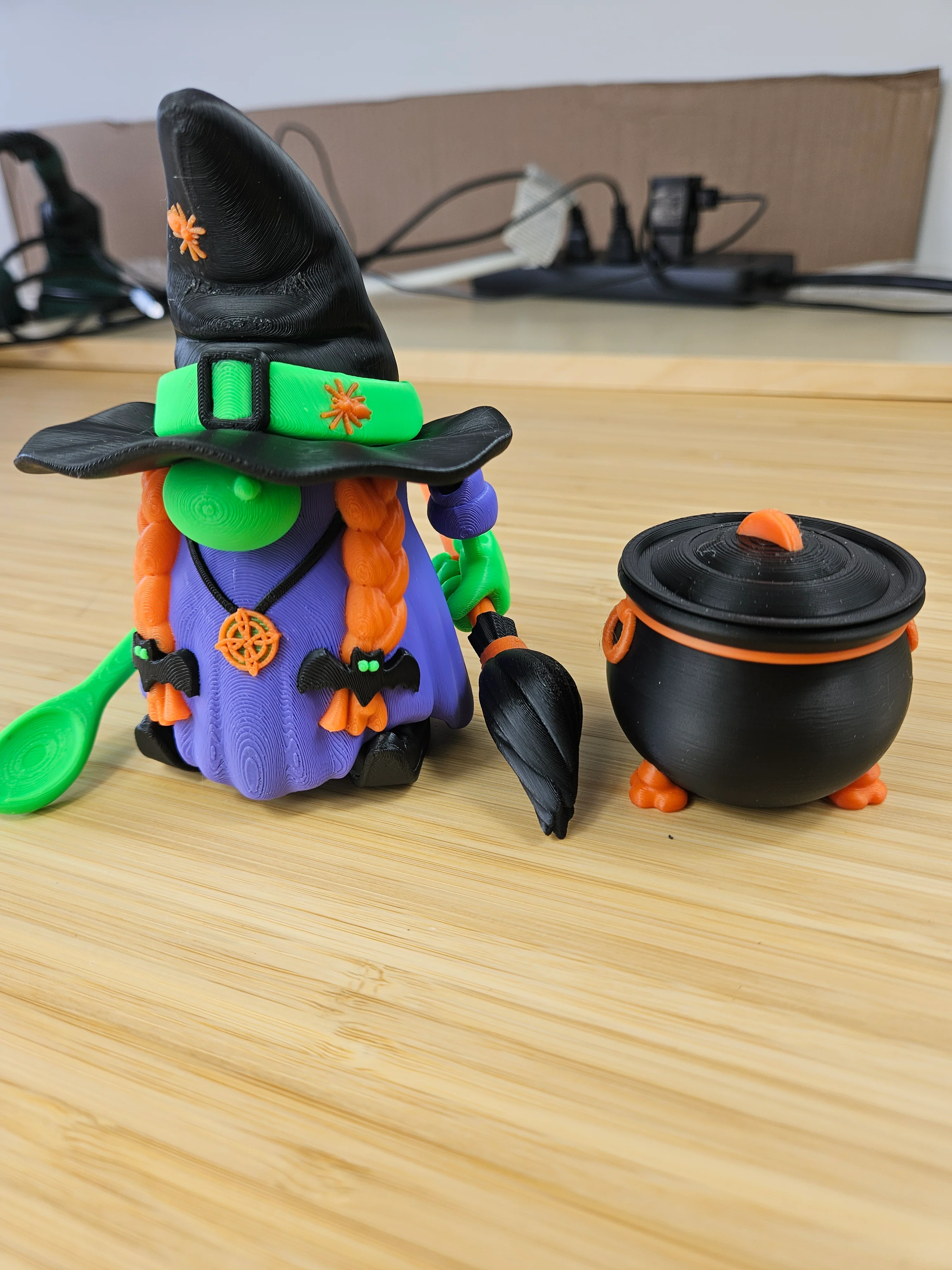 Articulating Witch With Cauldron - Image 3