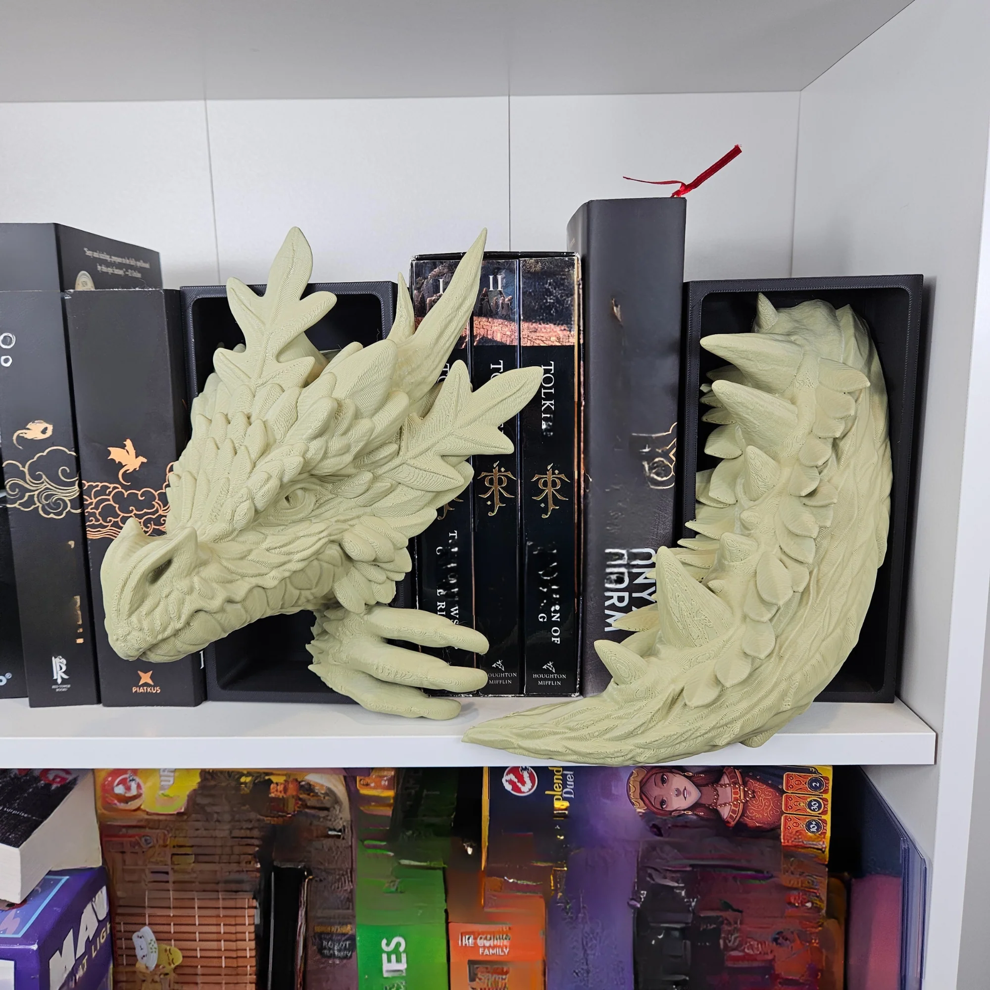 Forest Dragon - Head and Tail Book End - Image 4