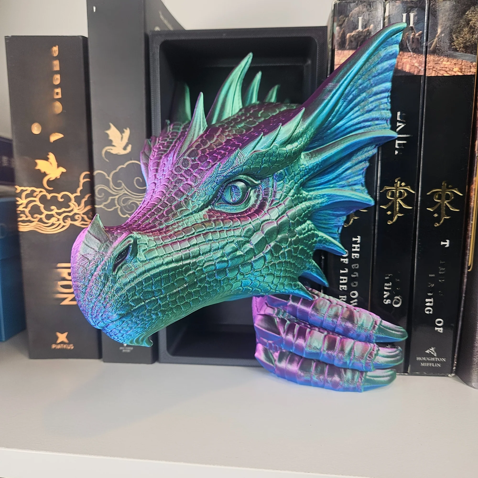 Sea Serpent Dragon - Head and Tail Book End - Image 4