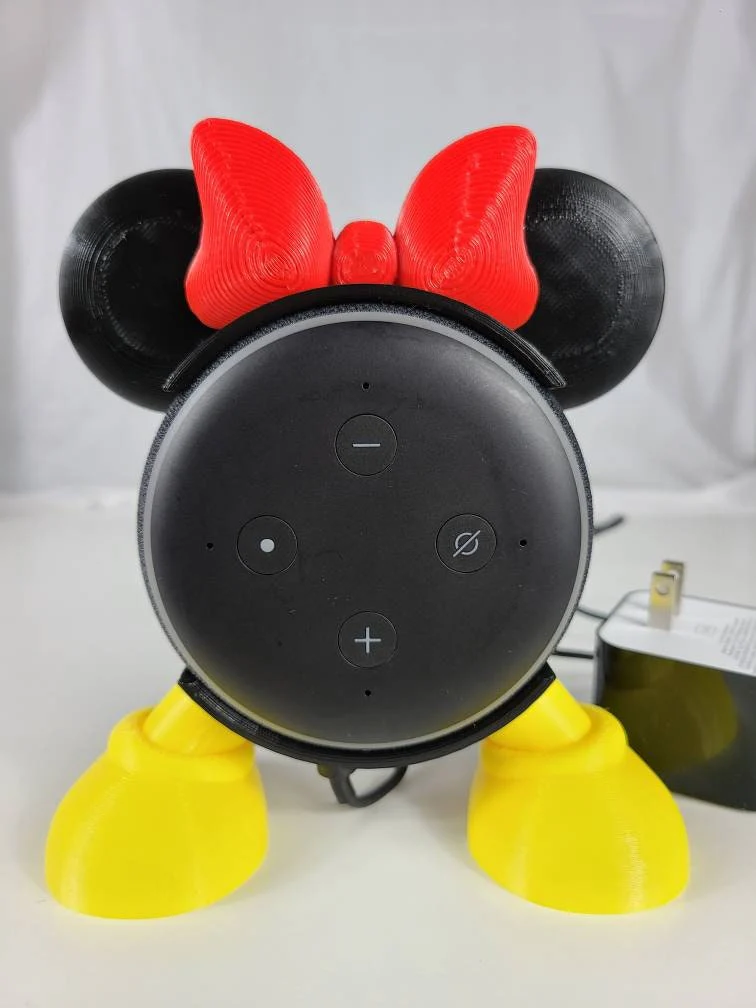 Mickey and Minnie Inspired Stand For Amazon Echo Dot - Image 5
