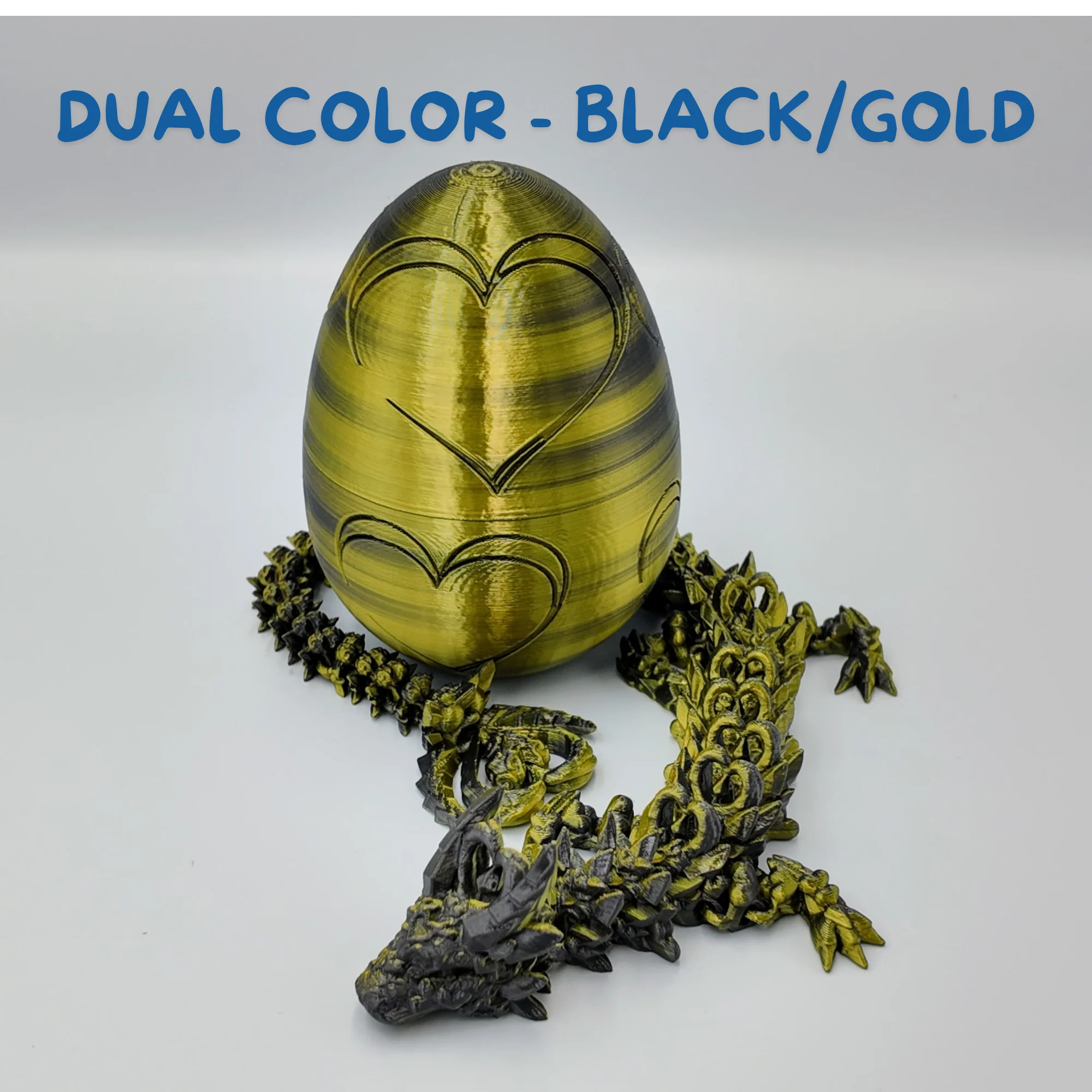 Heart Dragon Egg - 17" Dragons Articulating Joints - Mushroom Themed - Image 10