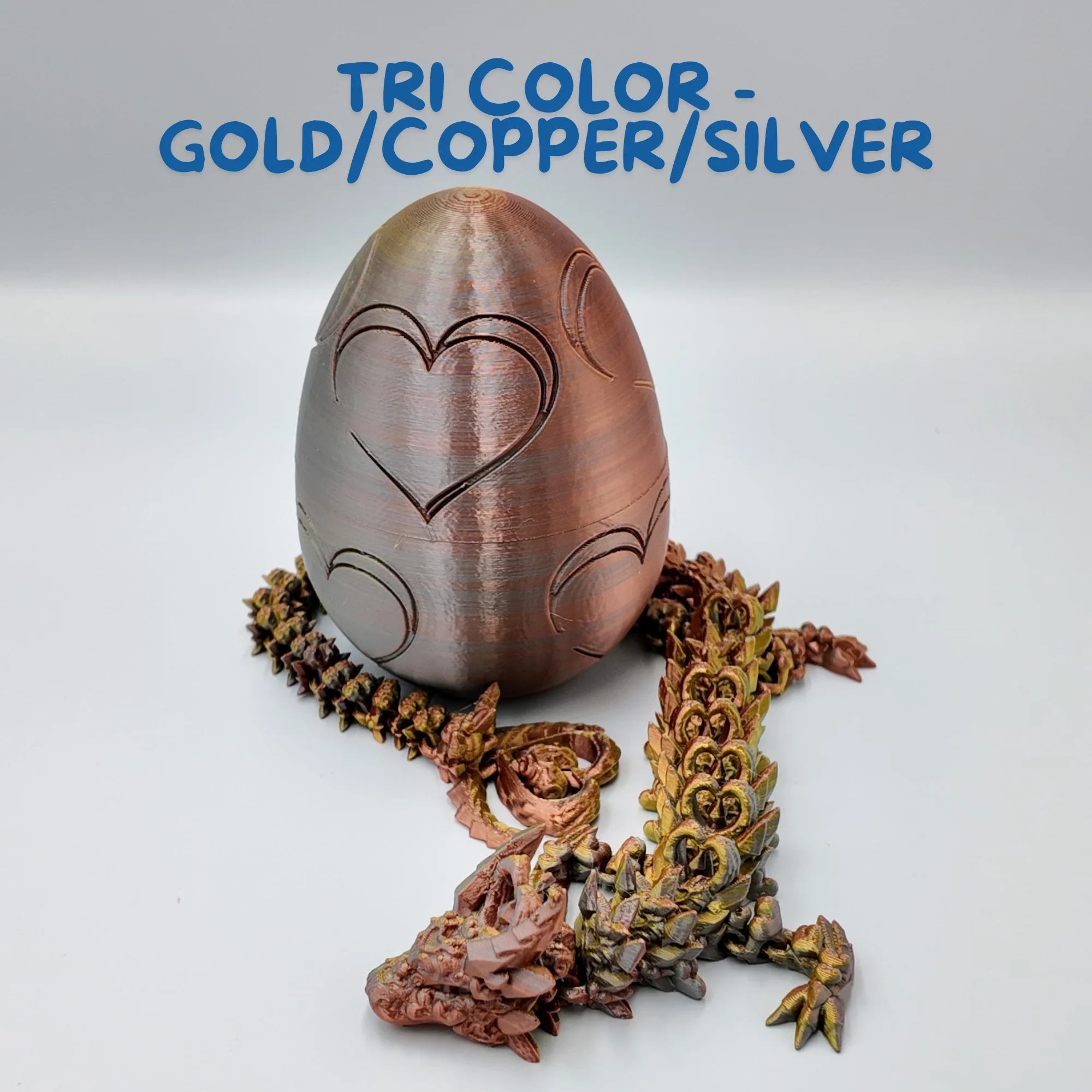 Heart Dragon Egg - 17" Dragons Articulating Joints - Mushroom Themed - Image 8