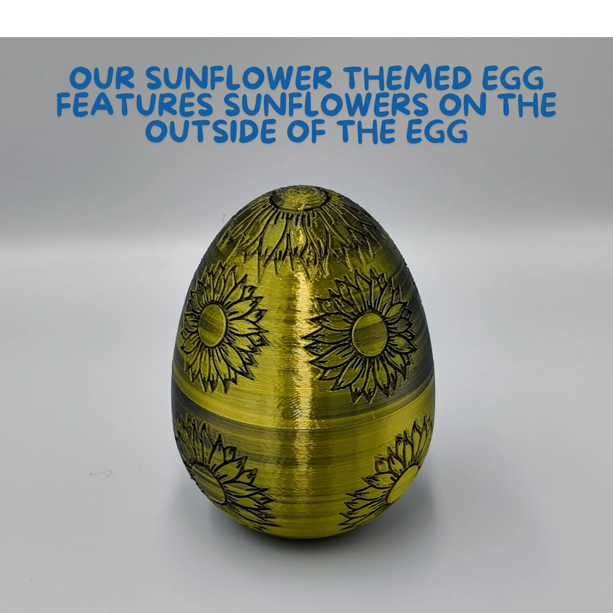 Sunflower Dragon Egg - 12.5" Dragons Articulating Joints - Sunflower Themed - Image 21