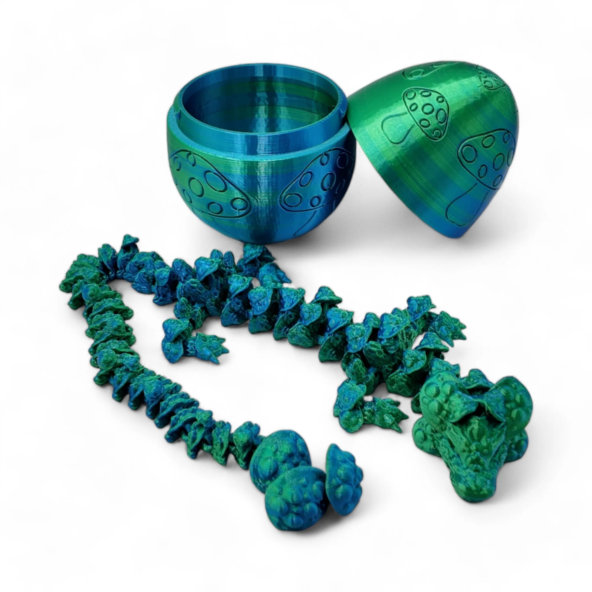 Mushroom Dragon Egg - 16" Dragons Articulating Joints - Mushroom Themed - Image 47