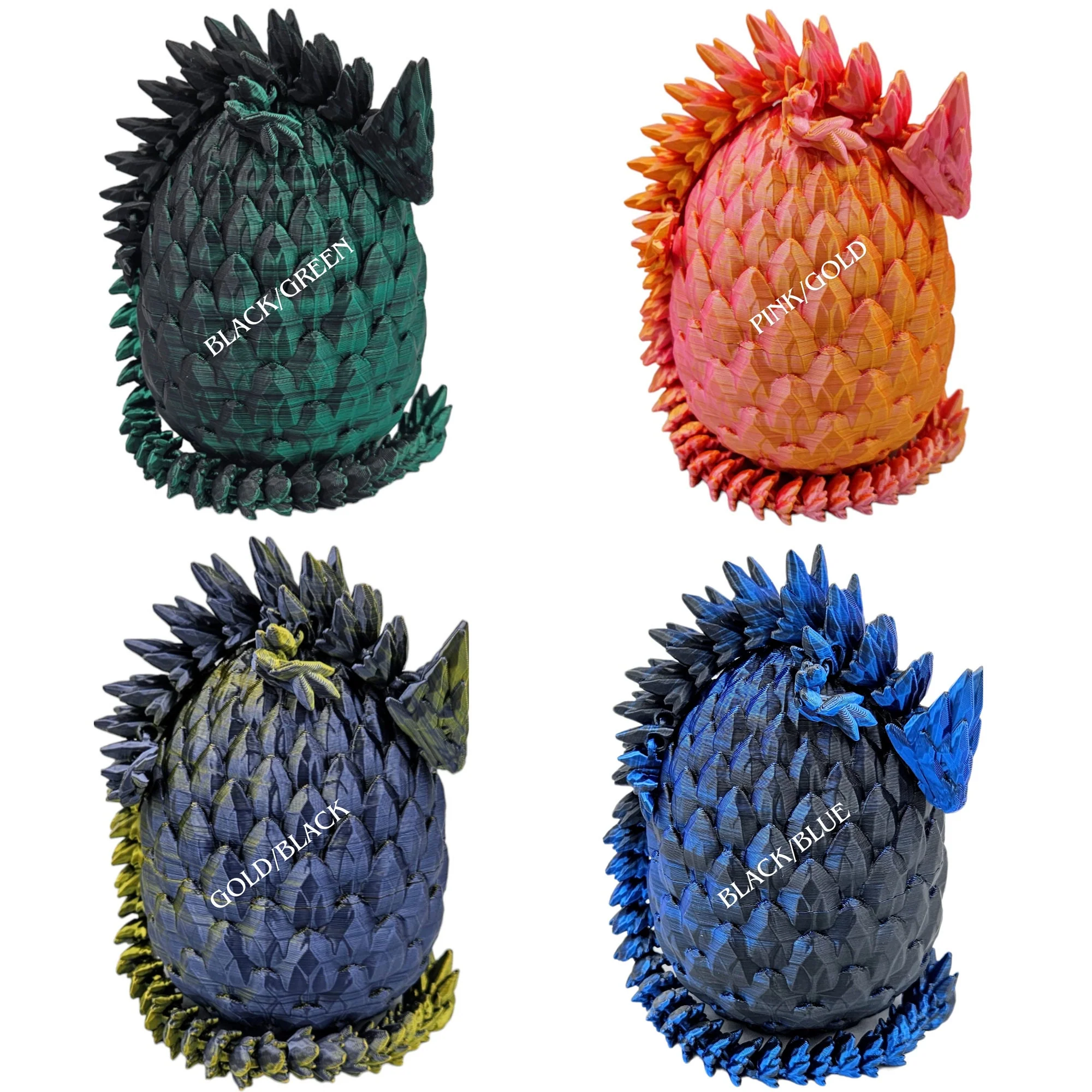 Surprise Dragon Egg Articulating Gemstone Dragon Fidget Toy - Image 10