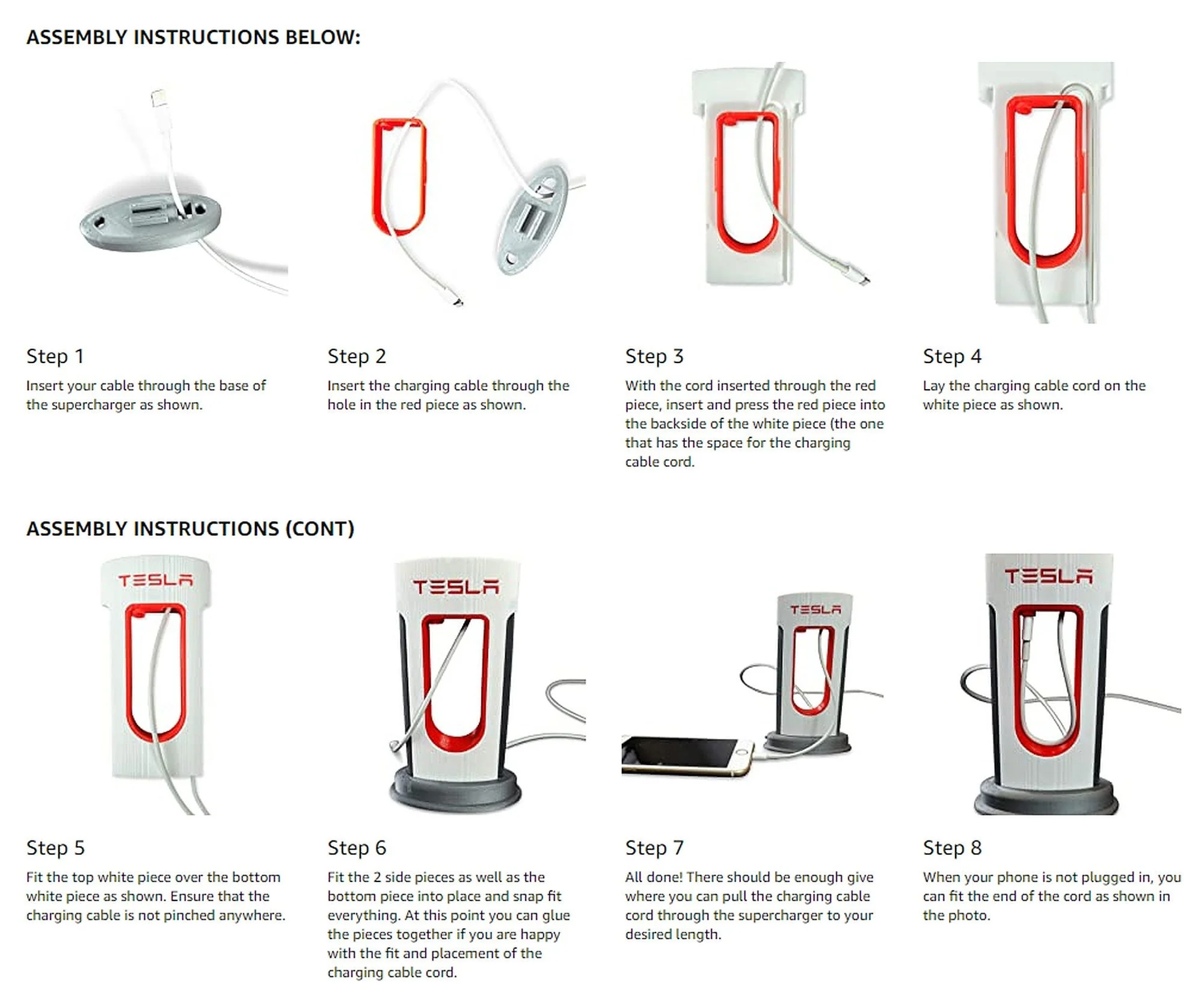 Tesla Desktop Supercharger Replica Charging Station Unique 3D Printed Toy - Image 6