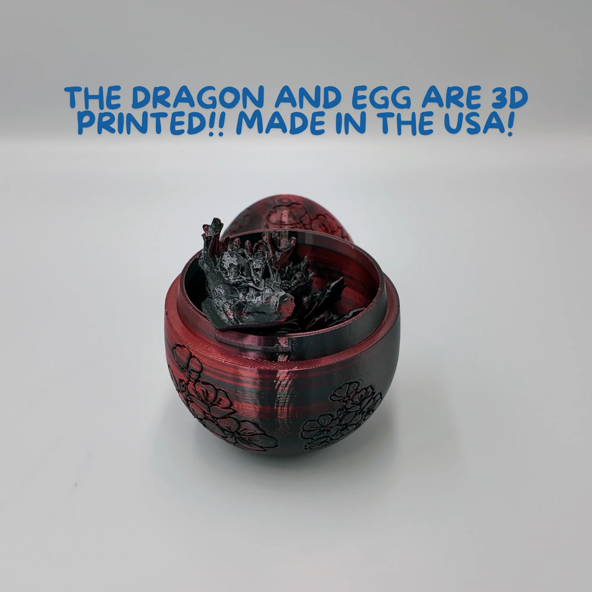 Cherry Blossom Dragon Egg - 14" Dragons Articulating Joints - Cherry Blossom Themed - Image 22