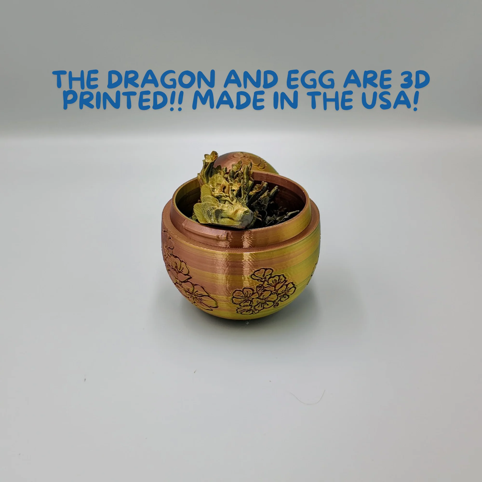 Cherry Blossom Dragon Egg - 14" Dragons Articulating Joints - Cherry Blossom Themed - Image 45